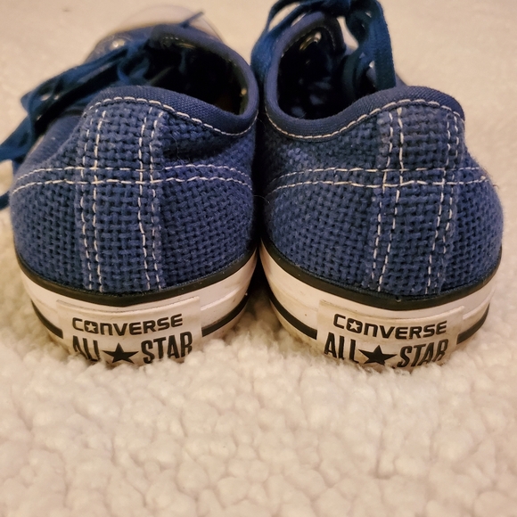 Converse All stars sneakers. Blue mesh. Men's 9 women's 11.  In good condition - Picture 2 of 8